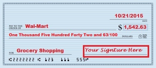 how to write a hundred and fifty dollar check