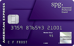 purple american express spg starwood preferred guest credit card card art with emv chip