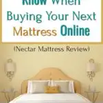 What You Need To Know When Buying Your Next Mattress Online Nectar Mattress Review above neatly made bed with headboard two nightstands and two lamps