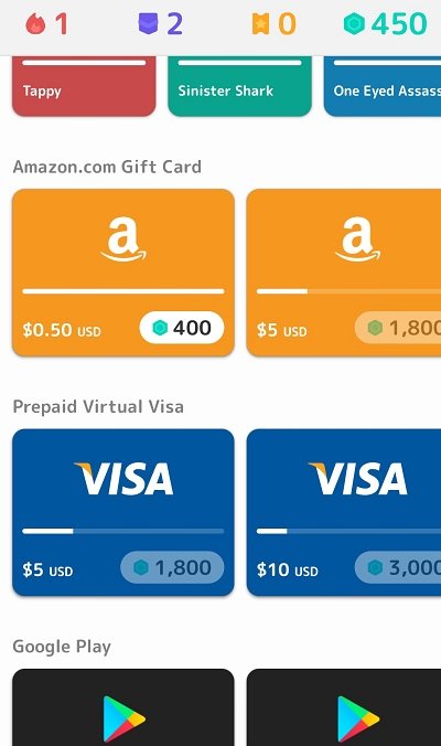some gift card options